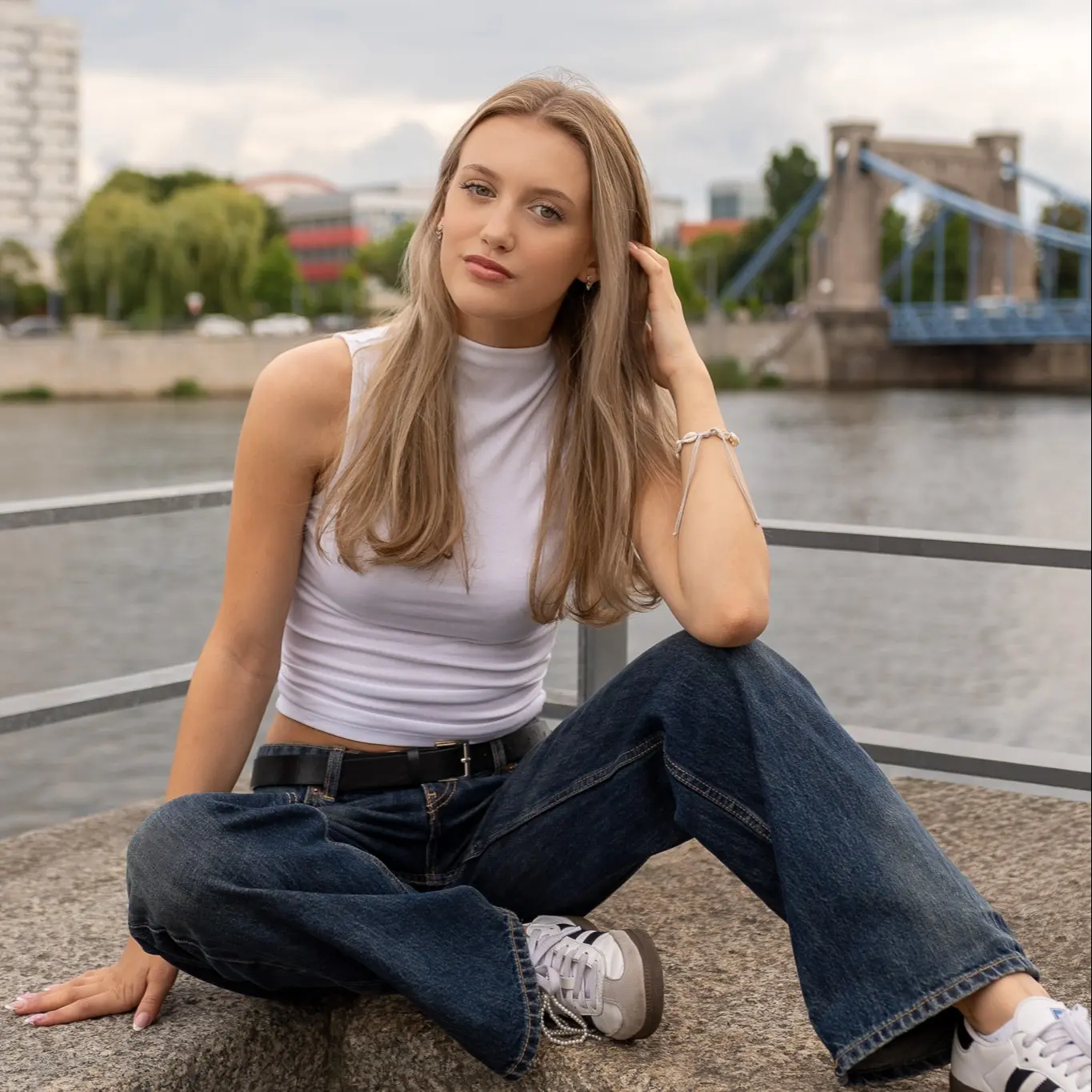 Sky tower z lotu ptaka